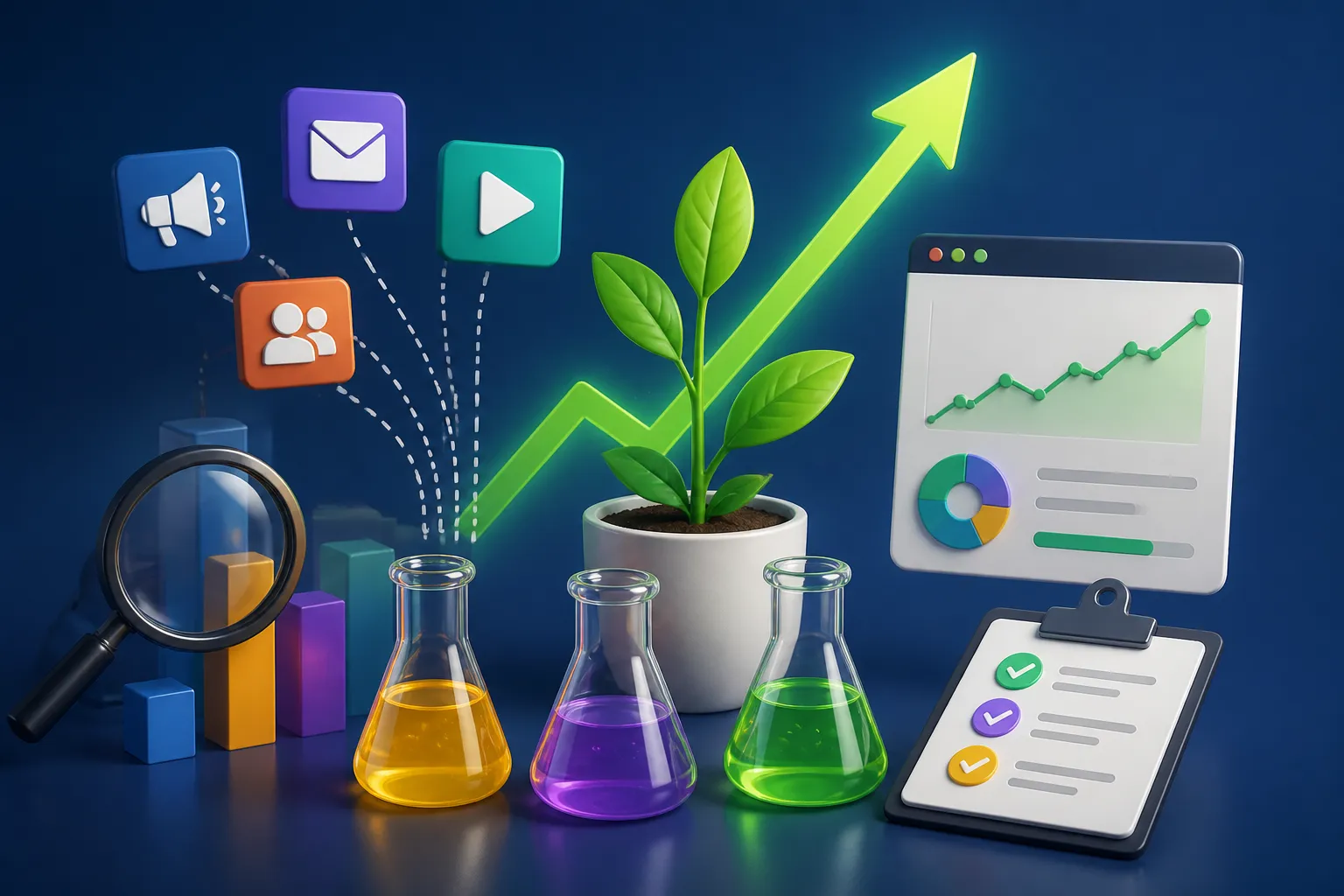 growth marketing aplicat prin testare rapida si masurare