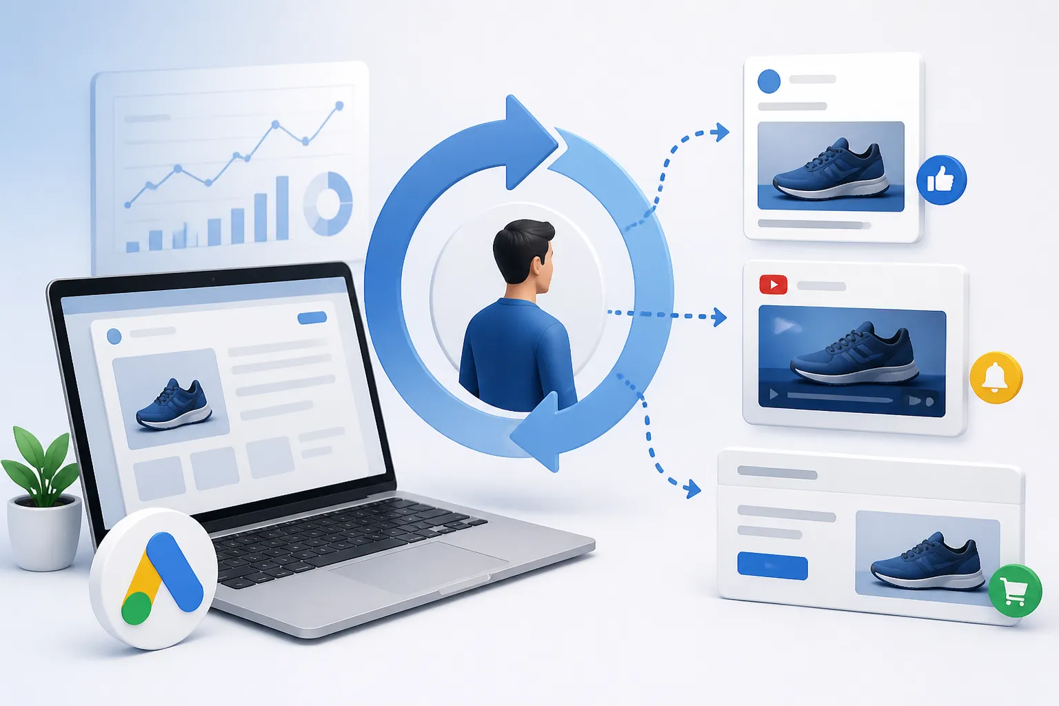 Strategie de remarketing Google Ads pentru recuperarea utilizatorilor interesati