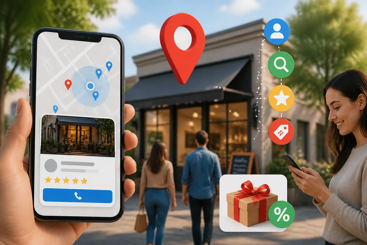 Reclame pentru afaceri locale care atrag clienti din apropiere