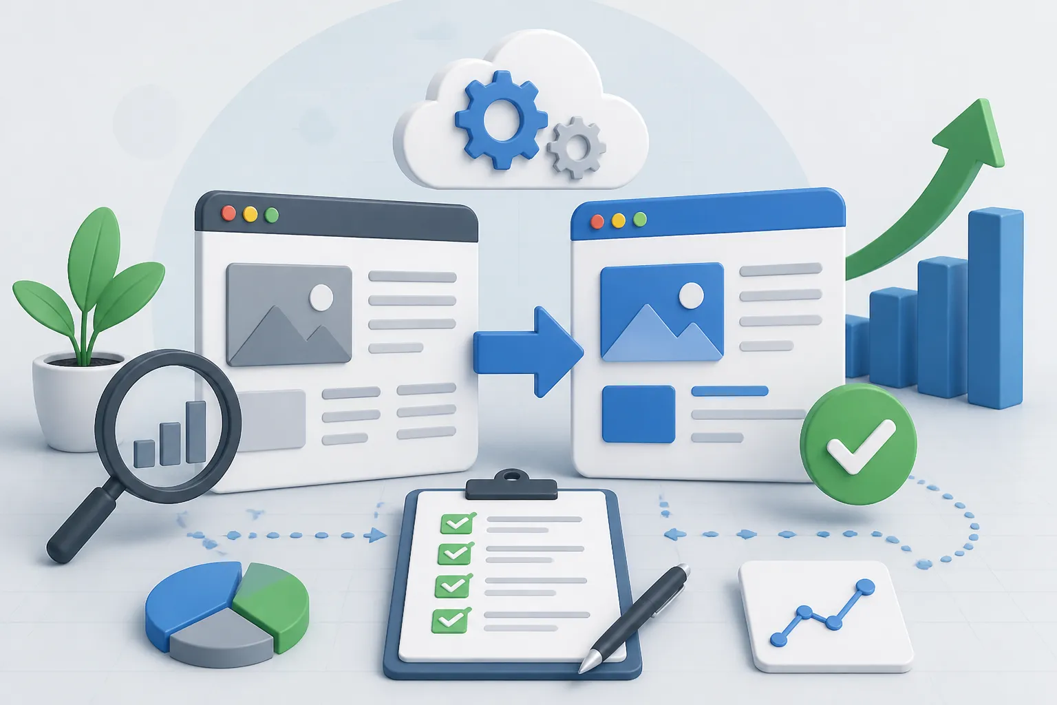 Plan tehnic si checklist pentru migrare SEO site