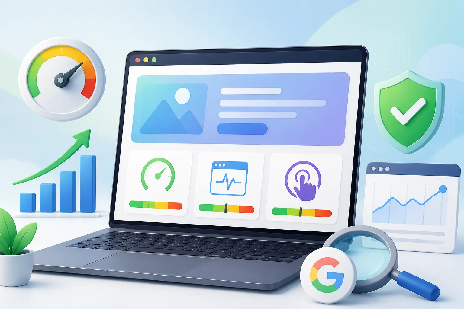Analiza Core Web Vitals pentru experienta utilizatorilor si performanta SEO