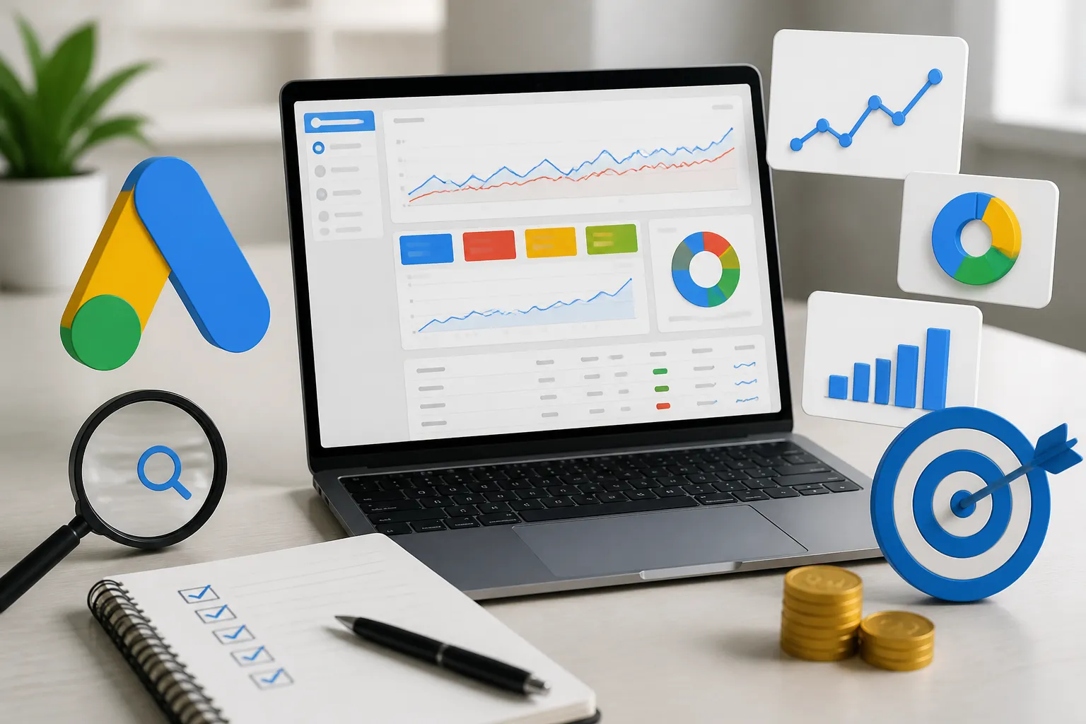 Administrare Google Ads si optimizarea lunara a campaniilor