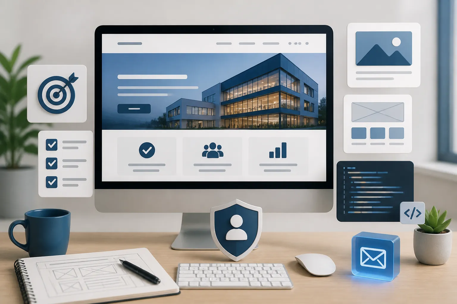 Creare site prezentare pentru o companie care vrea un website profesional