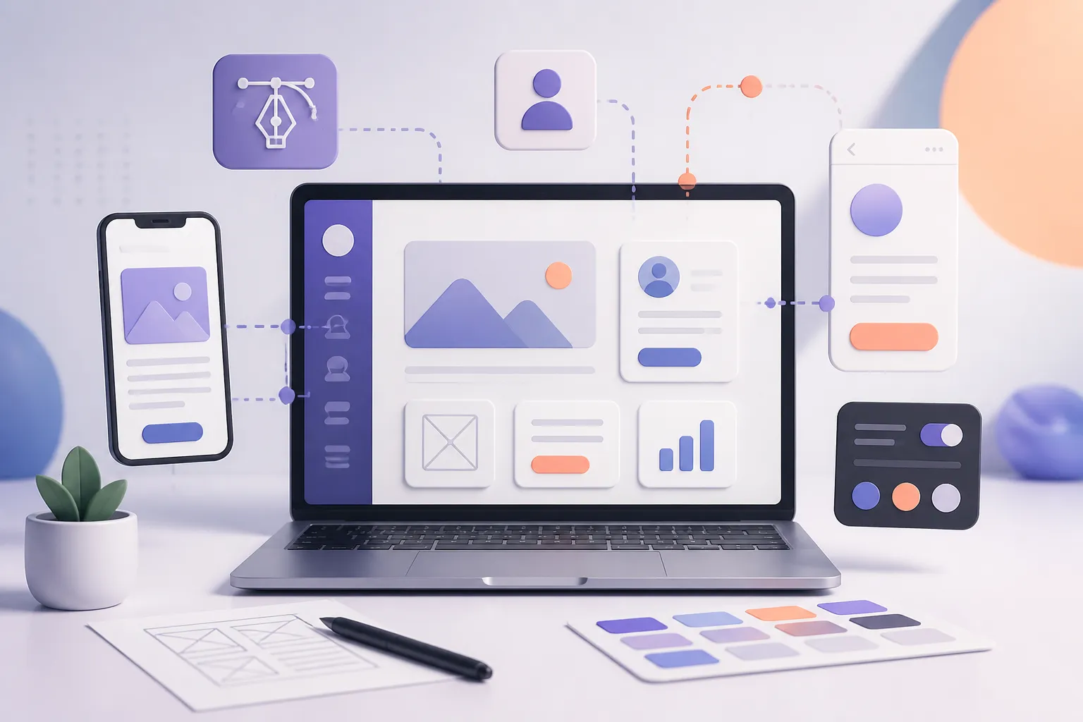 UX UI design pentru un website clar si atractiv