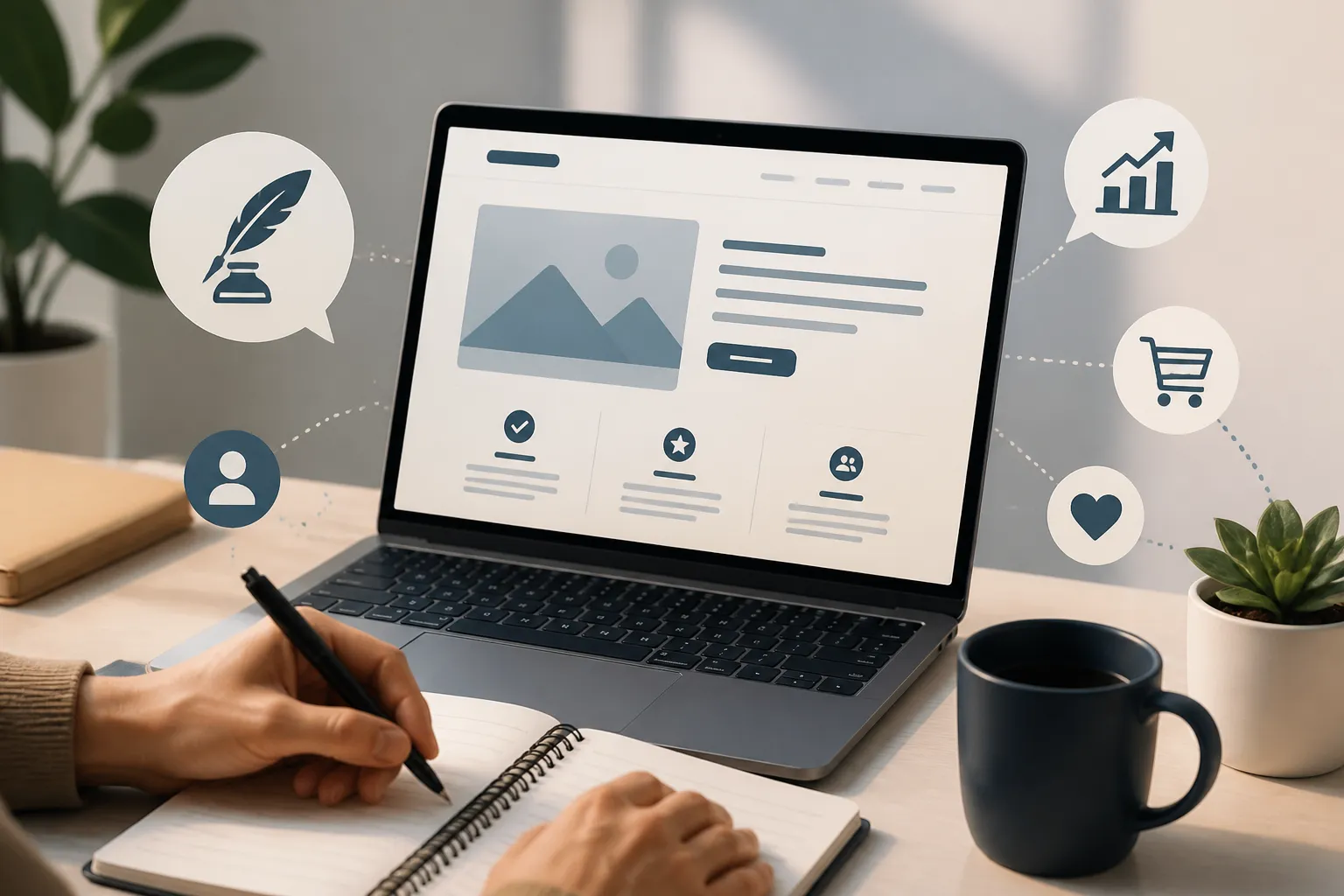Copywriting pentru site si structurarea textelor orientate spre conversii