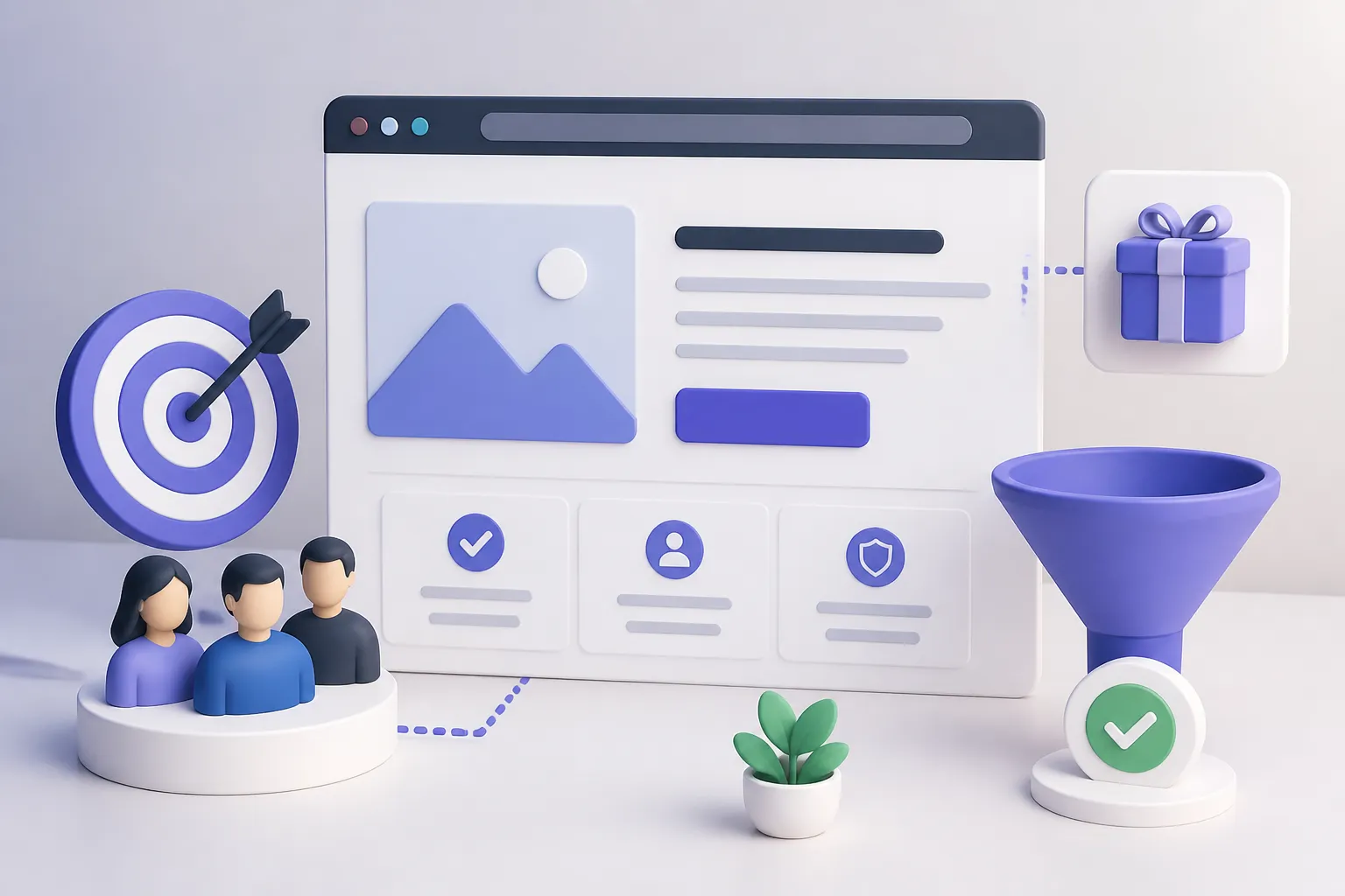 creare landing page