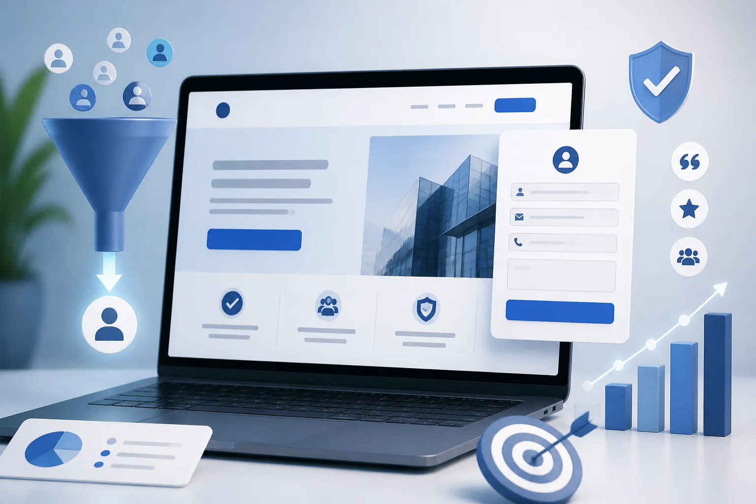 website pentru lead generation