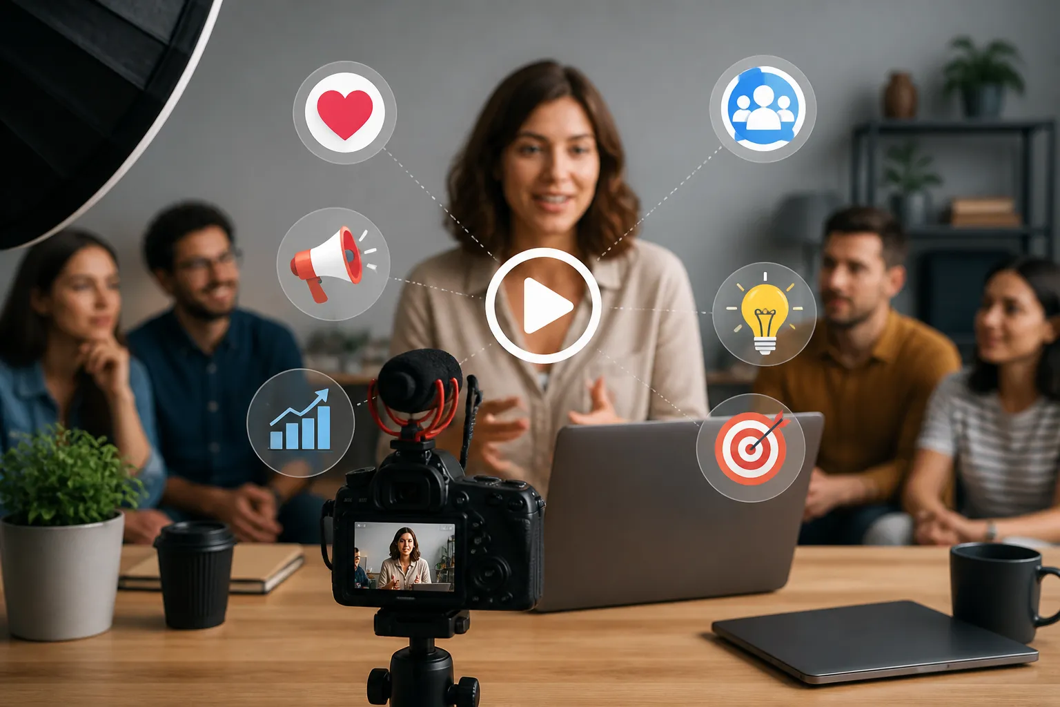 Continut video pentru brand folosit pentru comunicare digitala clara