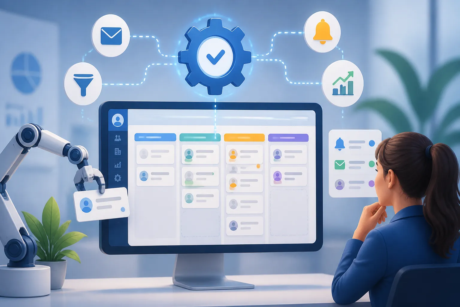 Automatizare CRM pentru actualizarea pipeline-ului de vanzari