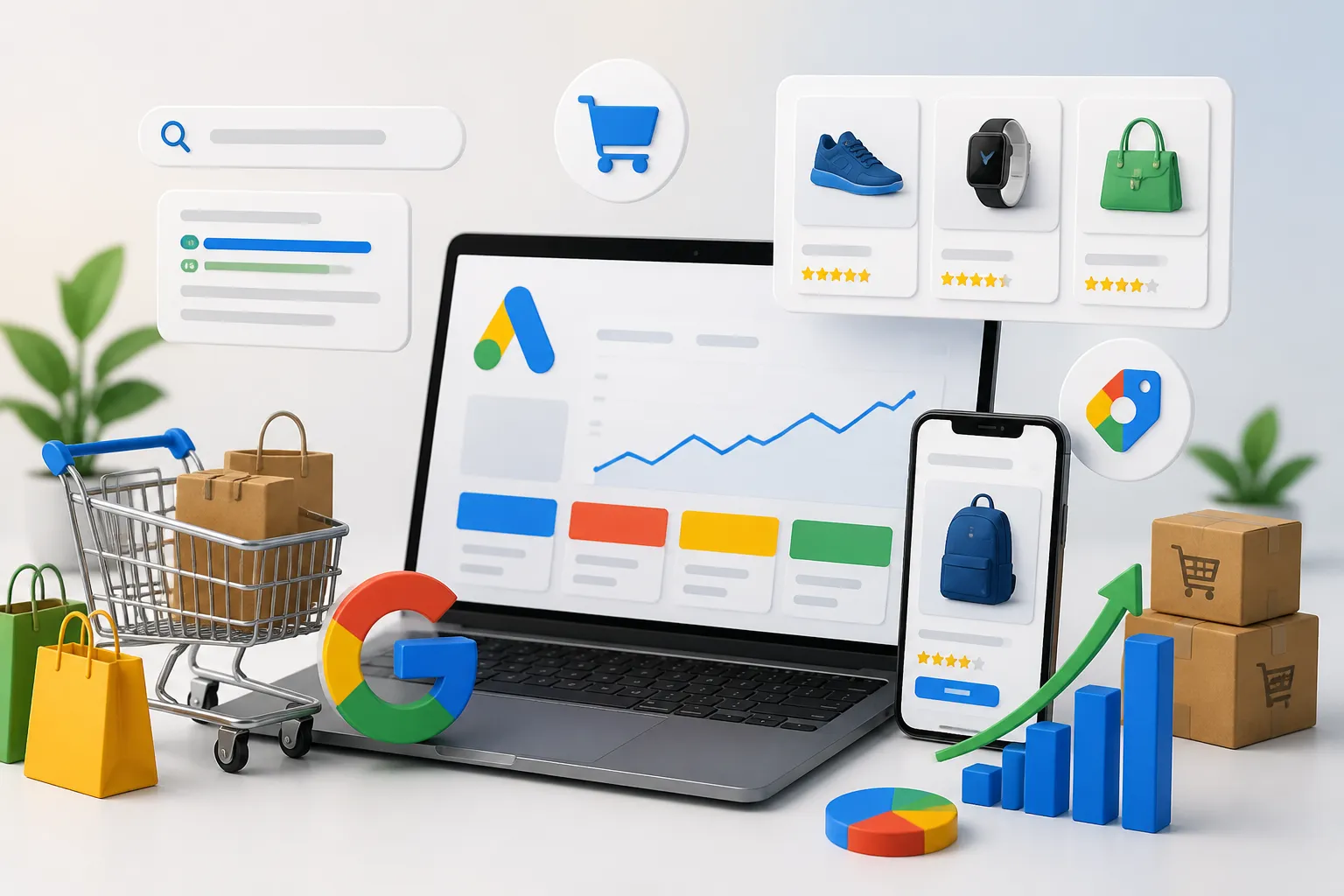 Campanii Google Ads ecommerce pentru cresterea vanzarilor unui magazin online