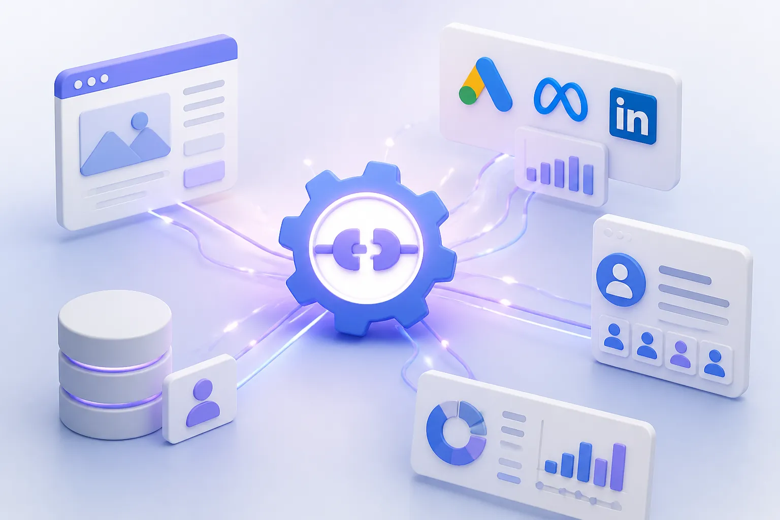 Integrare API marketing pentru conectarea datelor dintre CRM, reclame si website