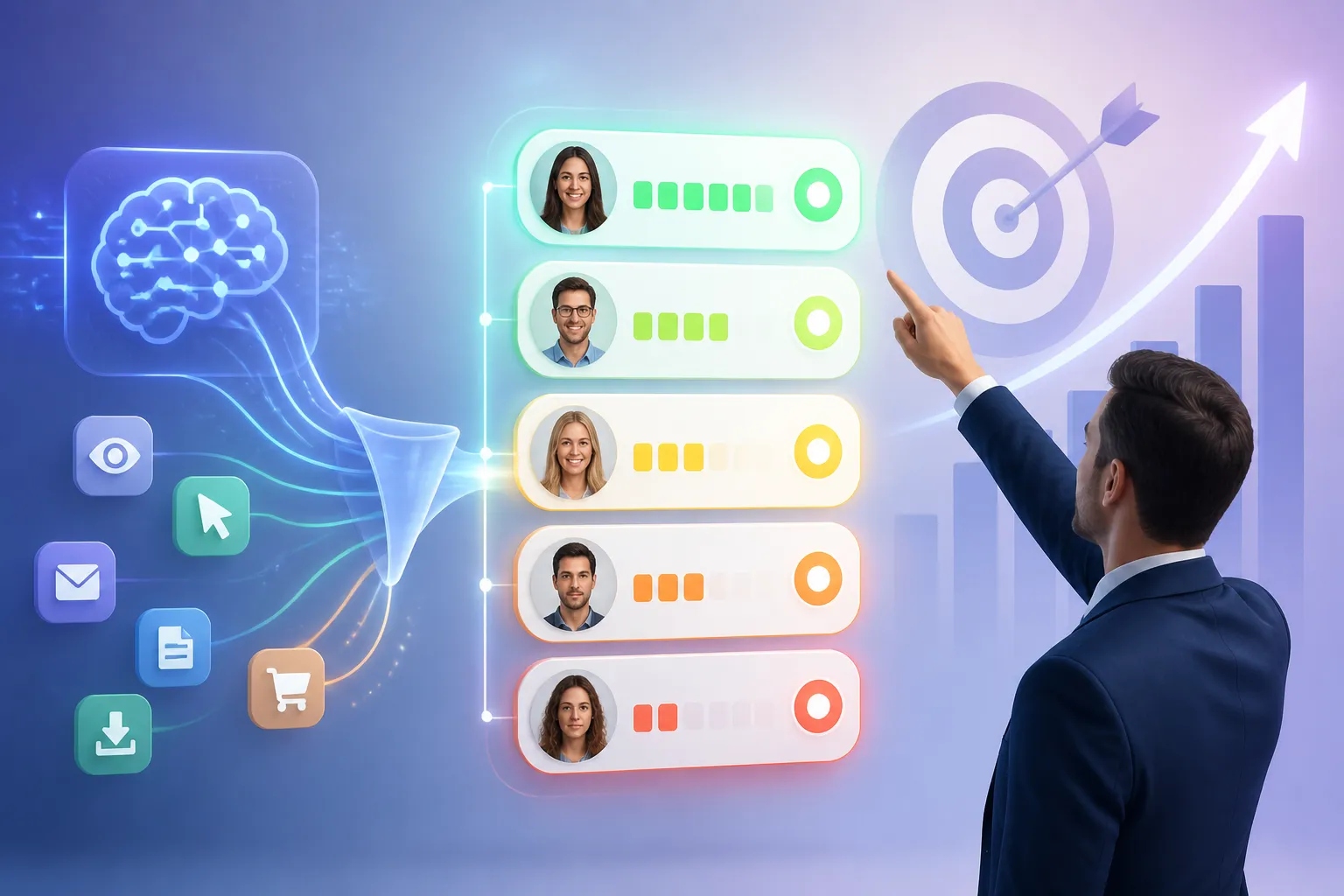 Lead scoring AI pentru prioritizarea automata a leadurilor cu potential