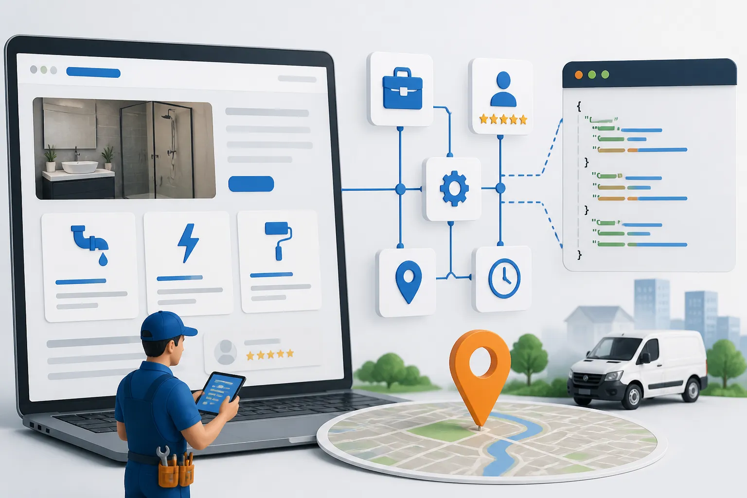 Date structurate pentru servicii si organizarea informatiilor SEO ale unei companii