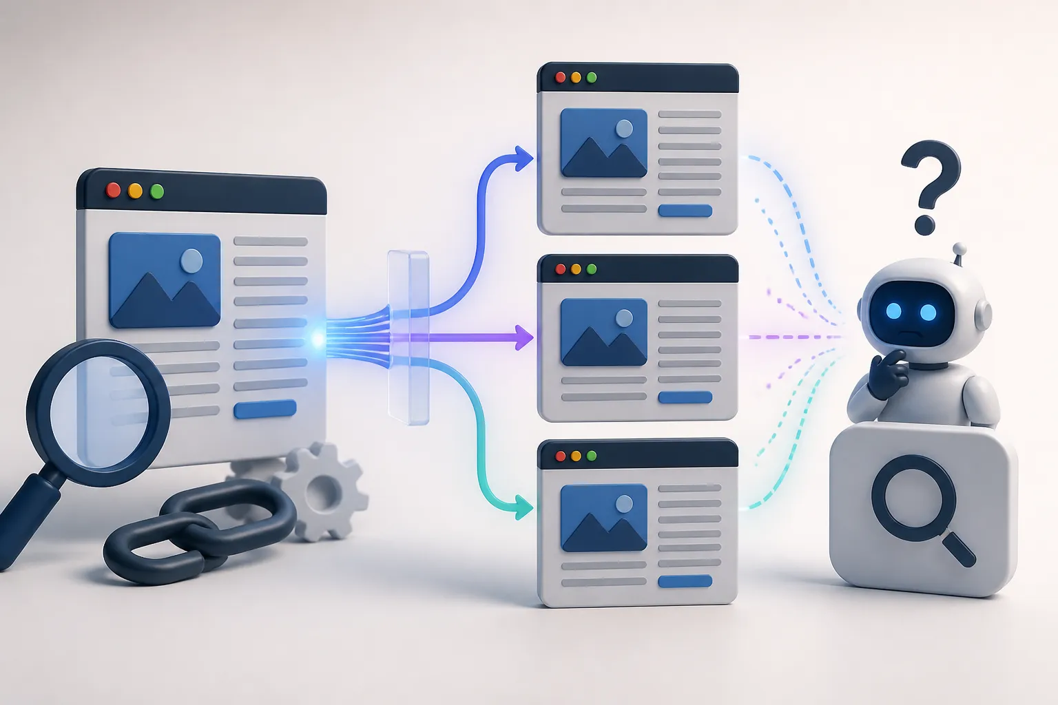 Analiza continut duplicat SEO si structura URL pentru website