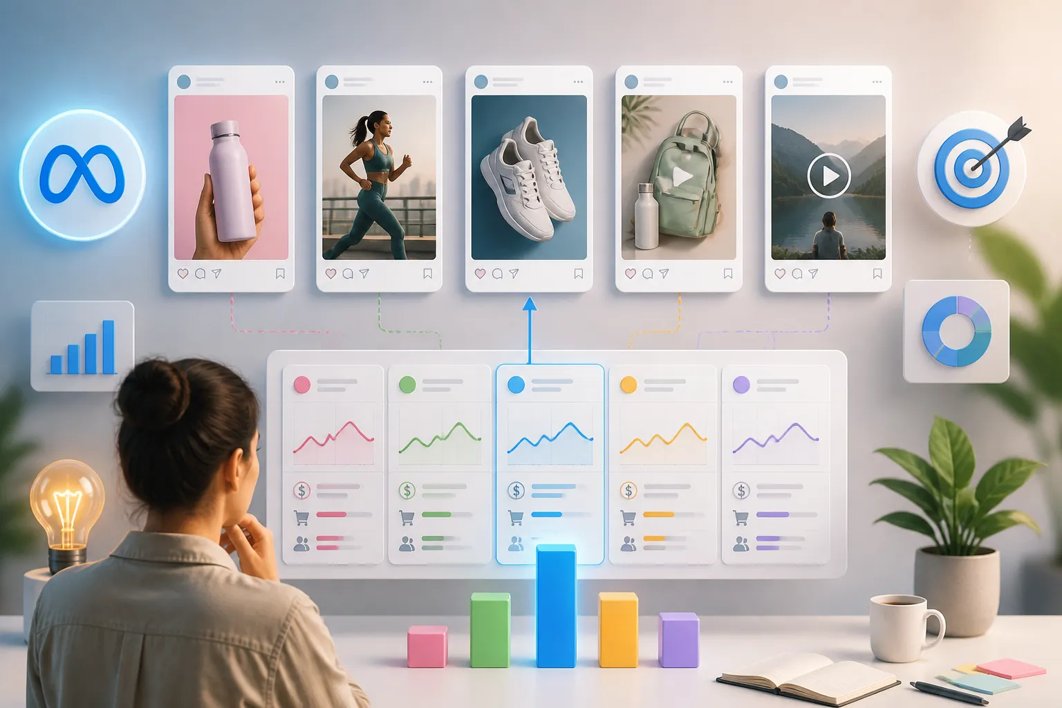 Testare creativ Meta Ads pentru mesaje publicitare care atrag atentia