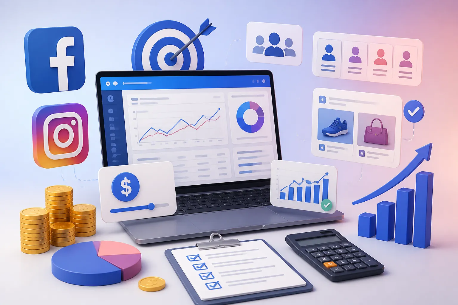Cost management reclame Facebook si Instagram pentru campanii Meta Ads