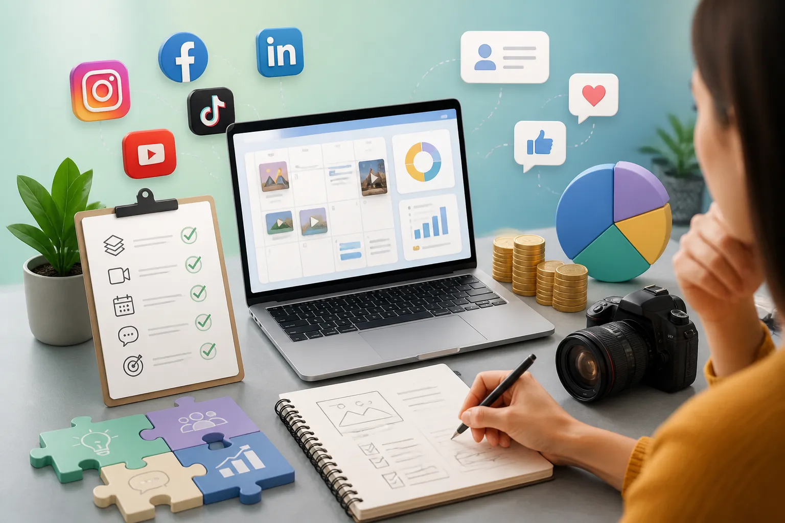 Planificare de continut pentru pret administrare social media