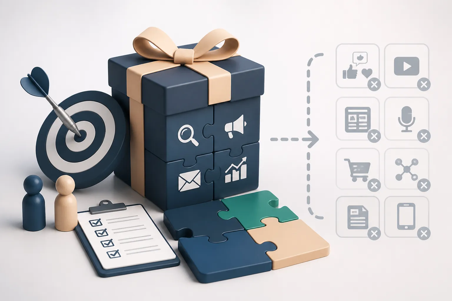 Pachet marketing digital pentru alegerea serviciilor de promovare online