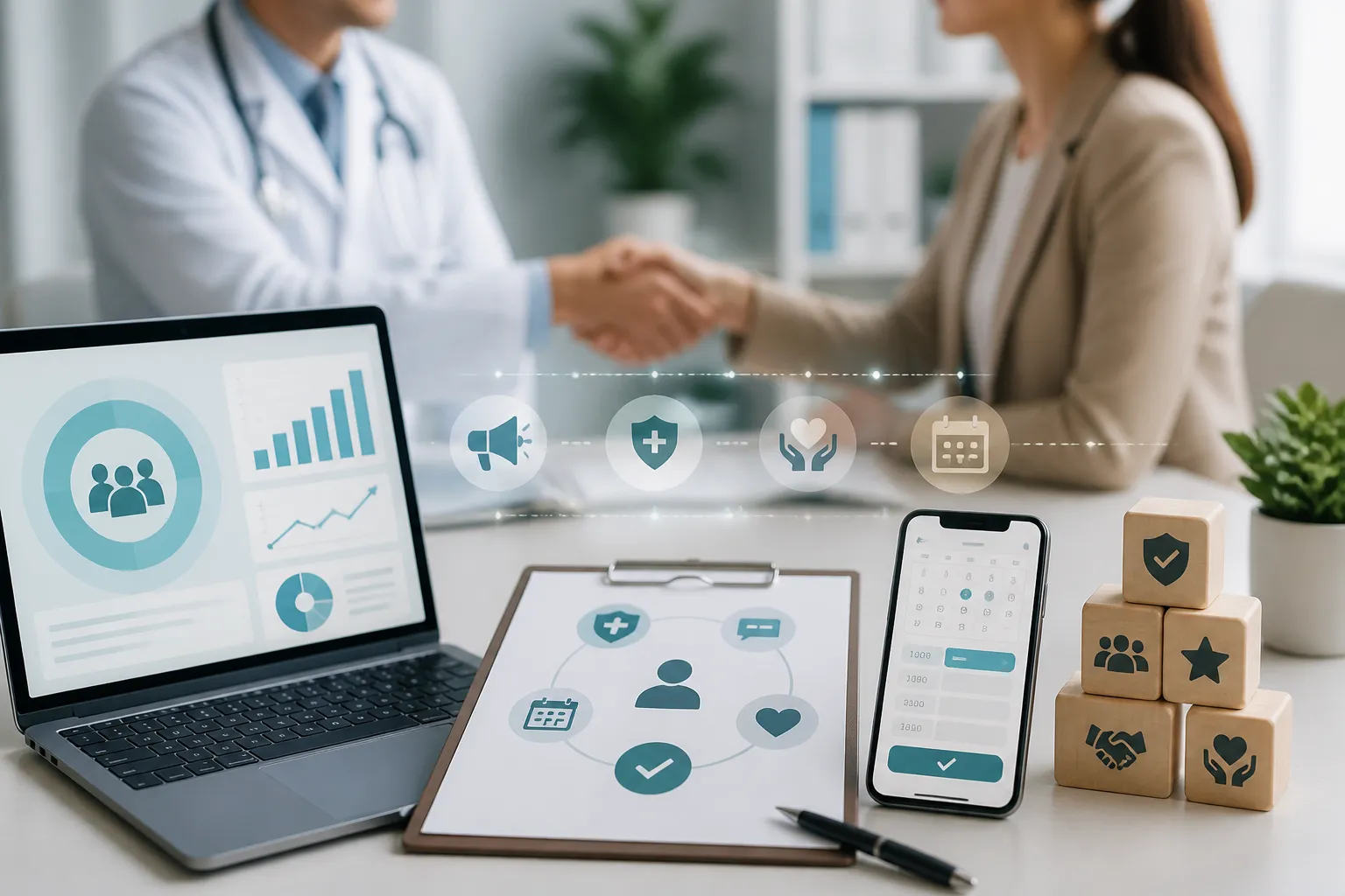 Agentie marketing medical care planifica promovarea responsabila a unei clinici