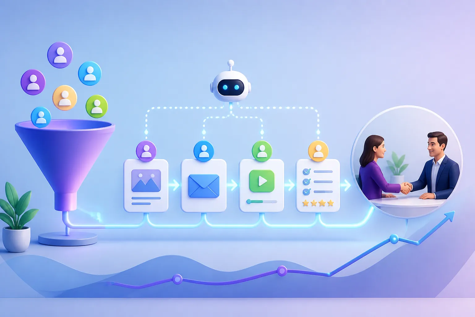 Lead nurturing automatizat pentru pregatirea oportunitatilor de vanzare