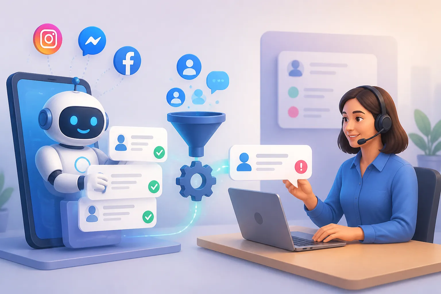Automatizare raspunsuri social media pentru gestionarea intrebarilor clientilor