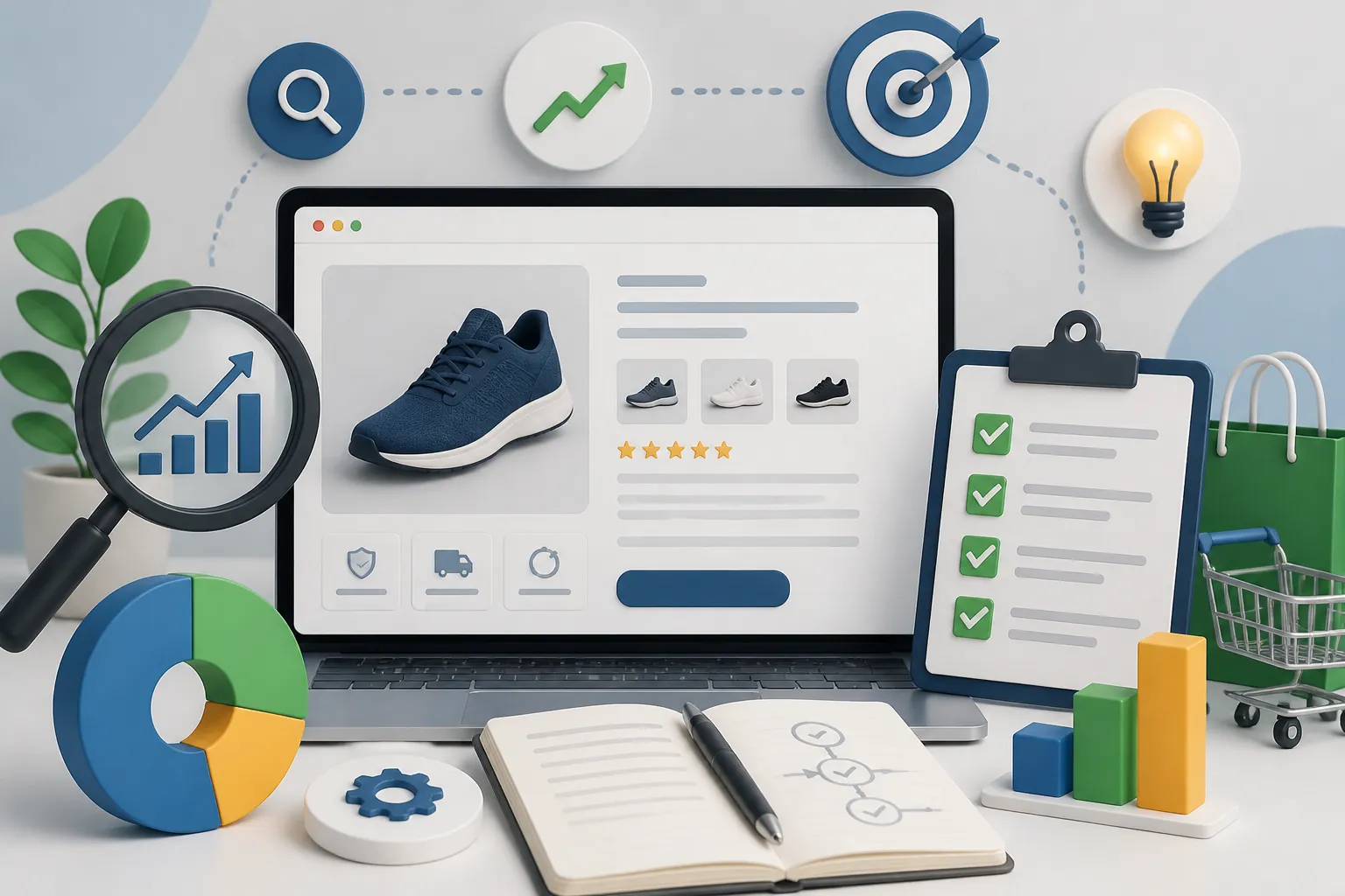 SEO pentru pagini de produs cu descrieri unice pentru un magazin online