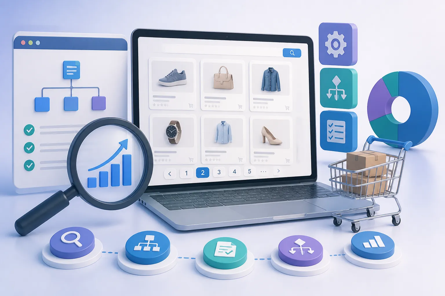 SEO pentru paginare aplicat unei categorii de produse dintr-un magazin online