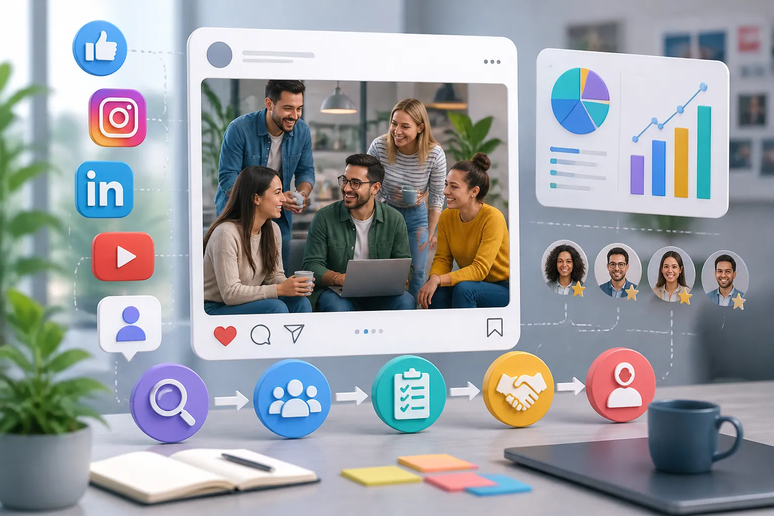 social media pentru recrutare