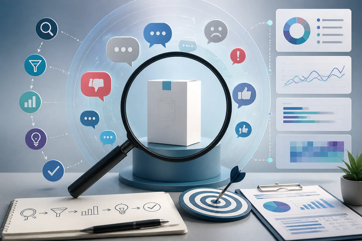 social listening pentru lansare produs