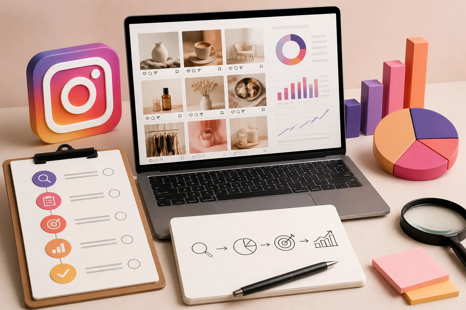 audit continut Instagram
