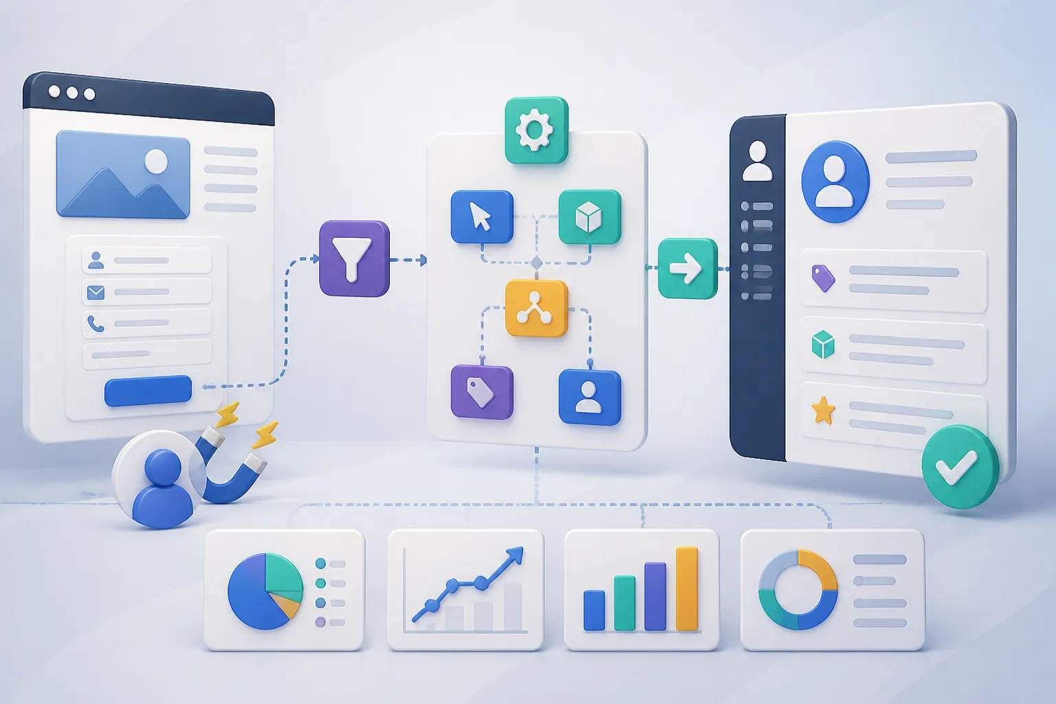 automatizare leaduri din website in CRM