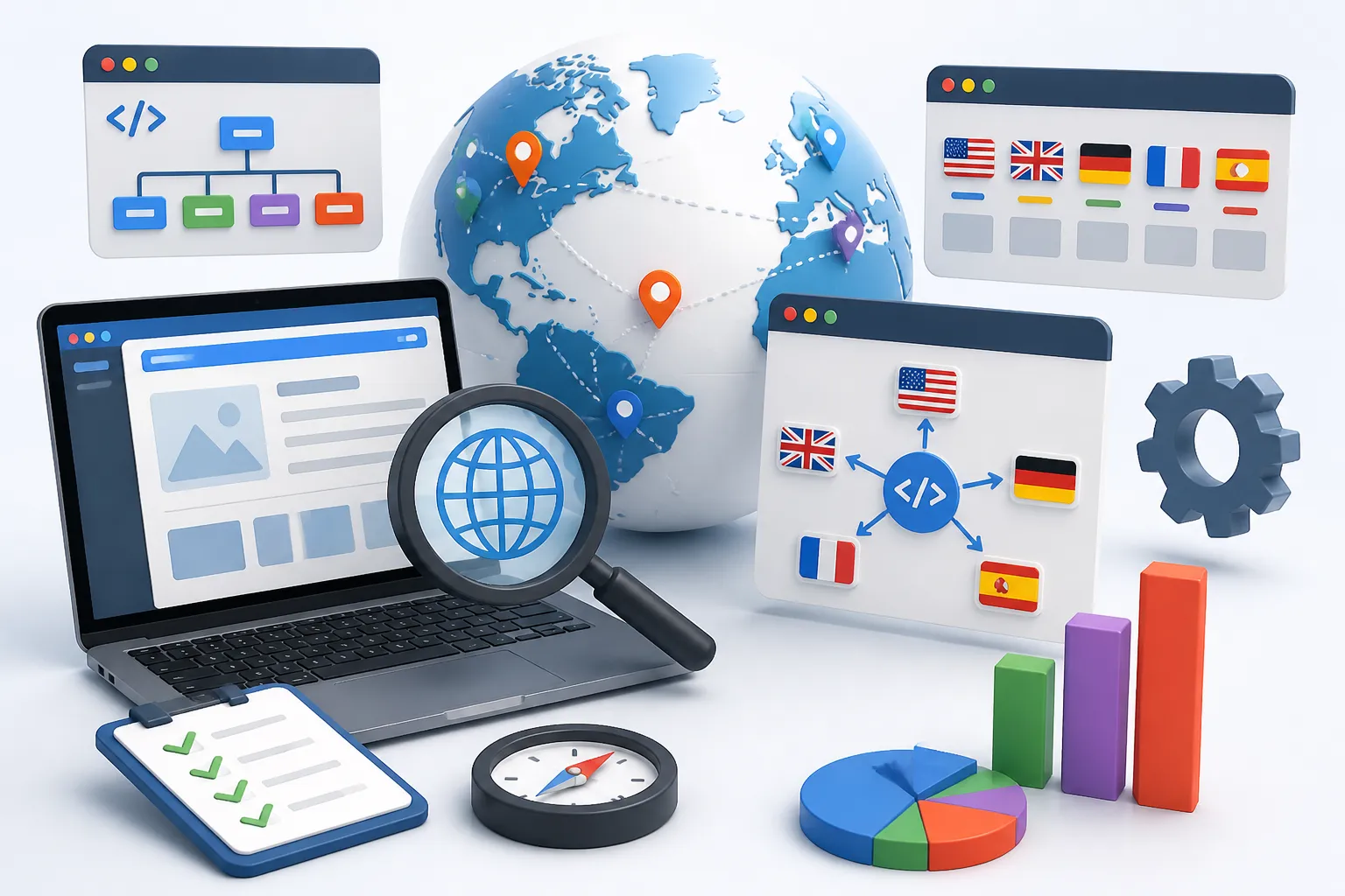 SEO pentru site multilingv si implementarea corecta a tagurilor hreflang