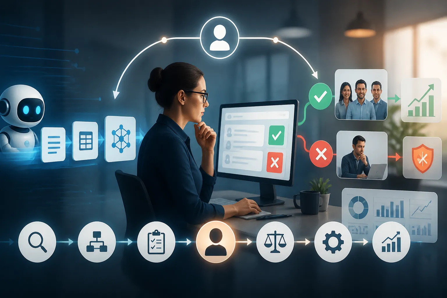 human in the loop pentru automatizari AI